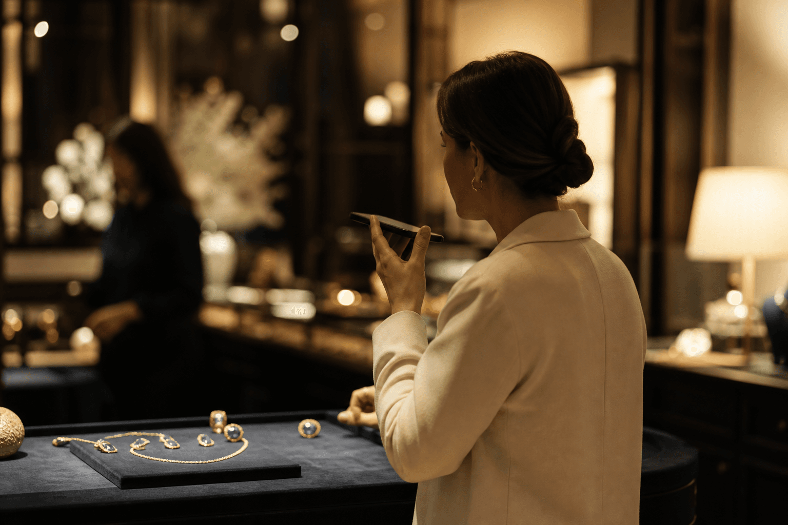 Associate capturing a quiet client observation